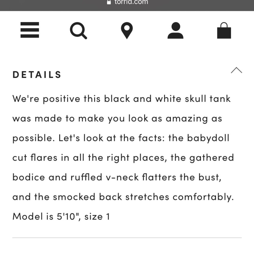 Skull & Diamonds Babydoll Tank Torrid Y2K Punk - Picture 10 of 13